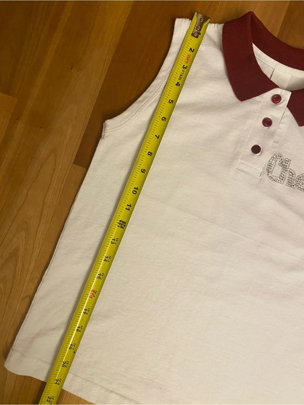 🛍️ 3/$15 🛍️ Cheer Sleeveless Polo Top